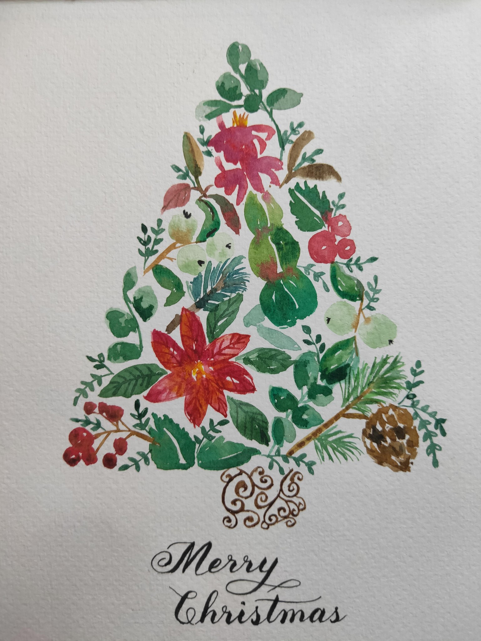 Loose Winter/Christmas Florals - image 10 - student project