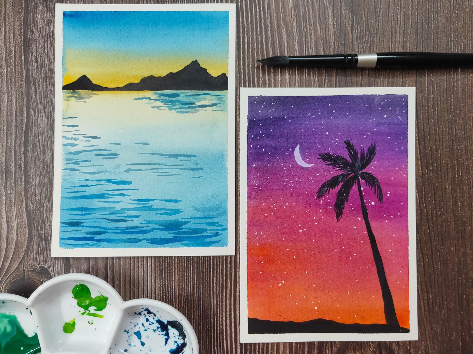 Watercolour Landscapes!! - image 5 - student project