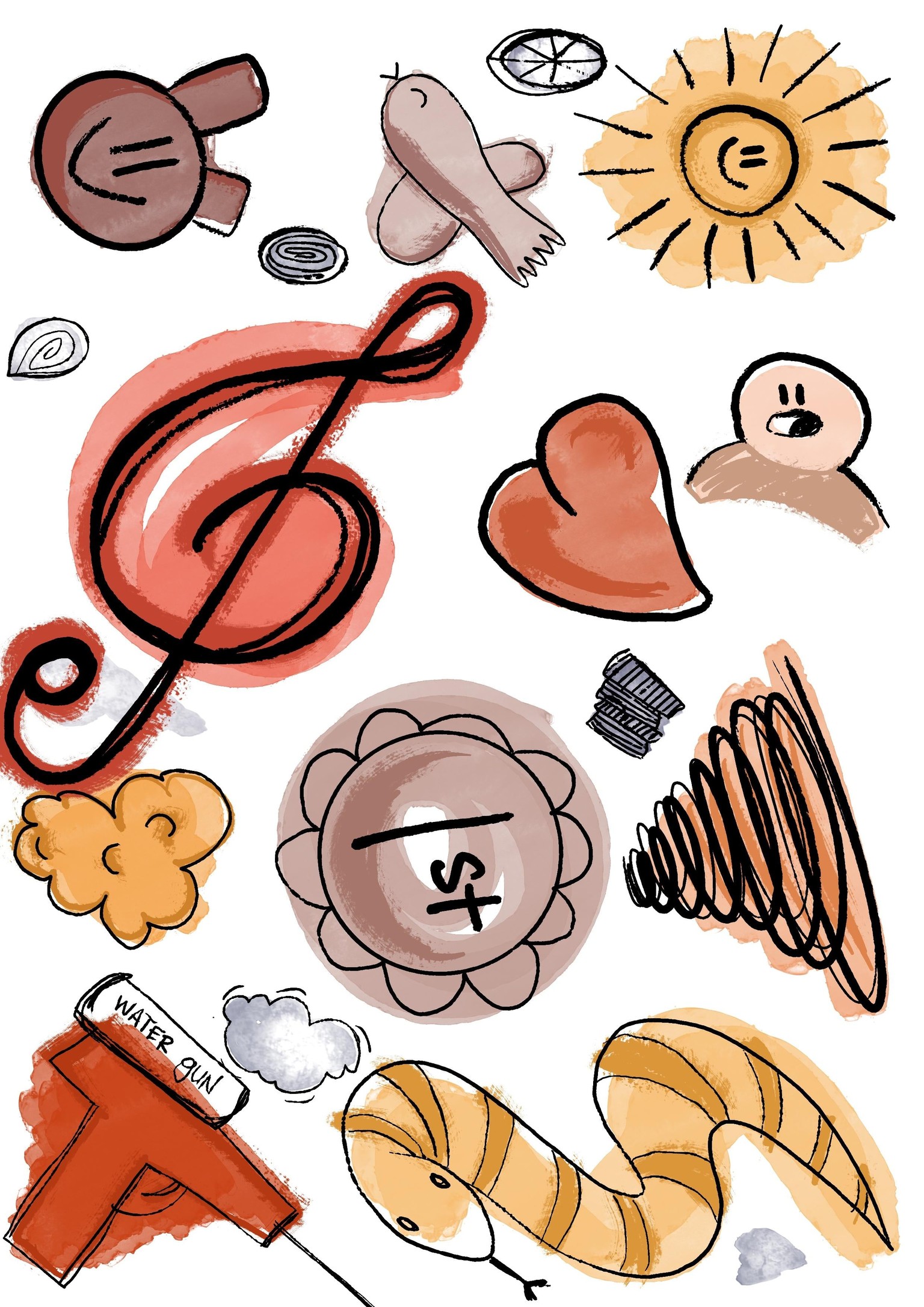 Doodley splotches - image 1 - student project
