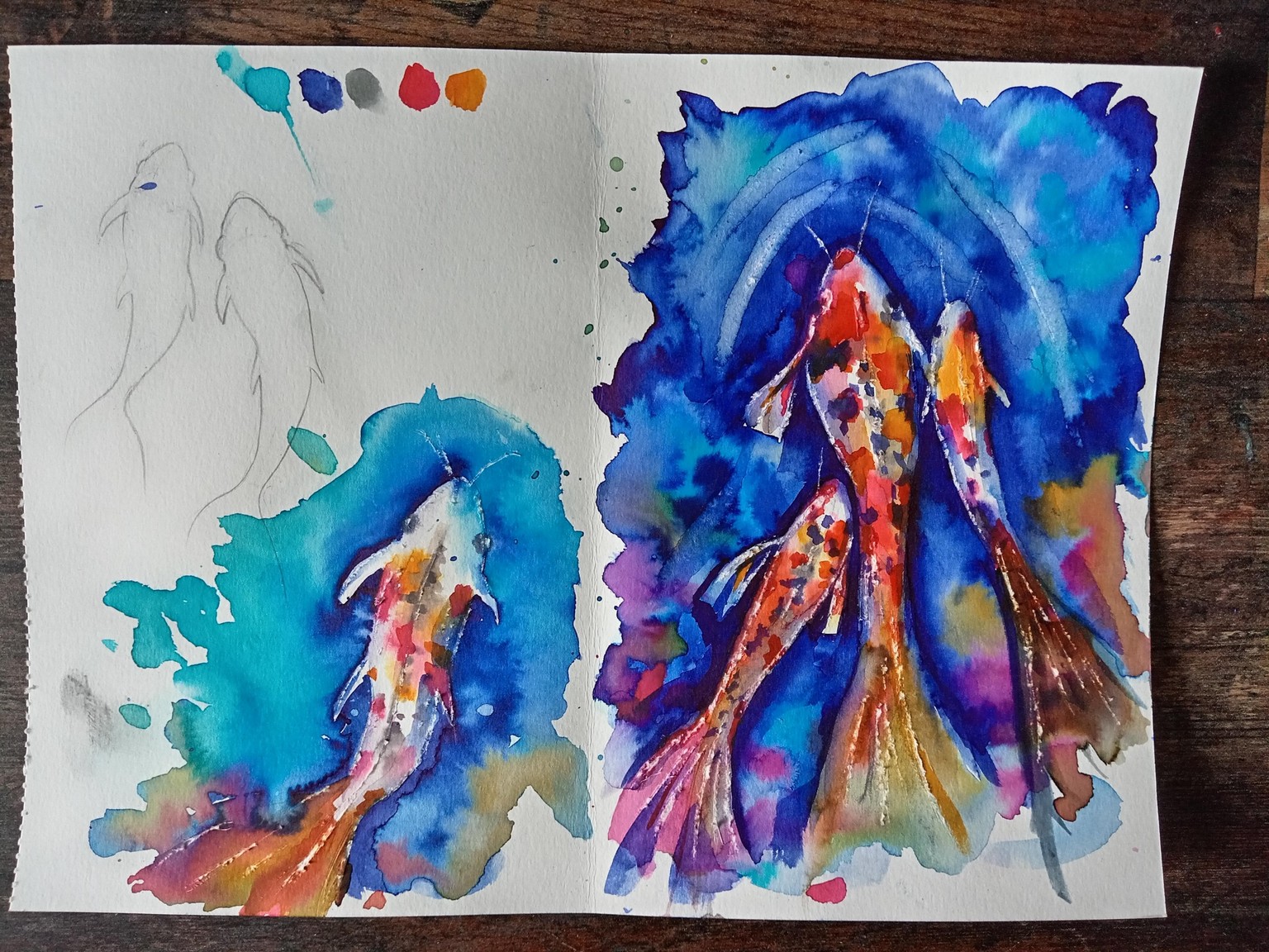 7 days watercolor challenge - image 2 - student project