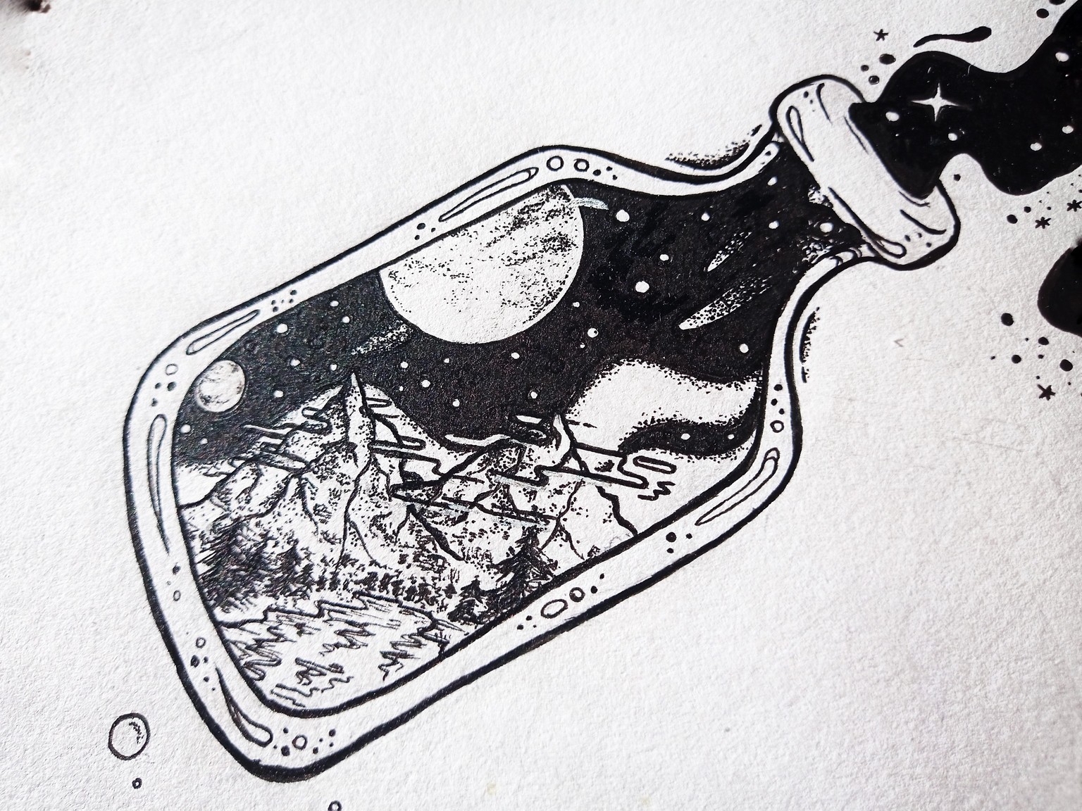 Space in a Bottle - image 2 - student project