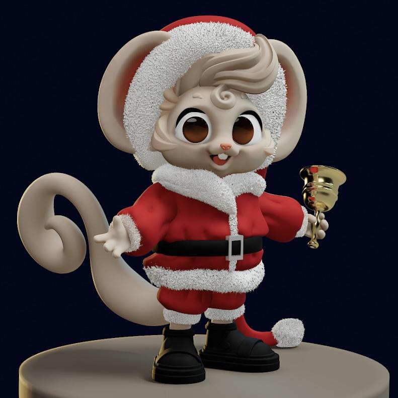 Chibi mouse - image 2 - student project
