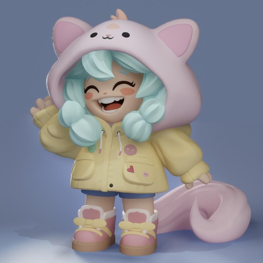 Chibi girl - image 3 - student project