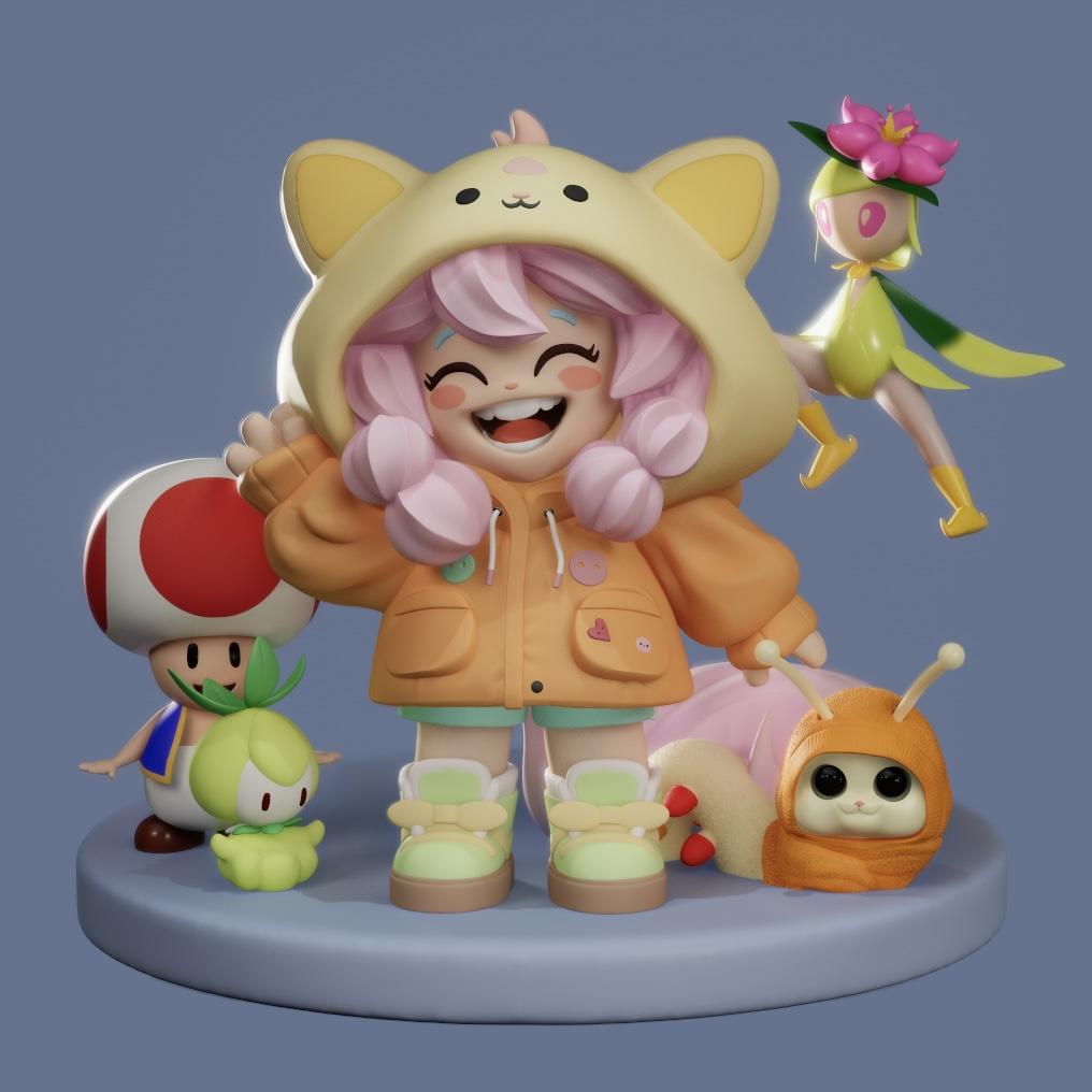 Chibi girl - image 1 - student project