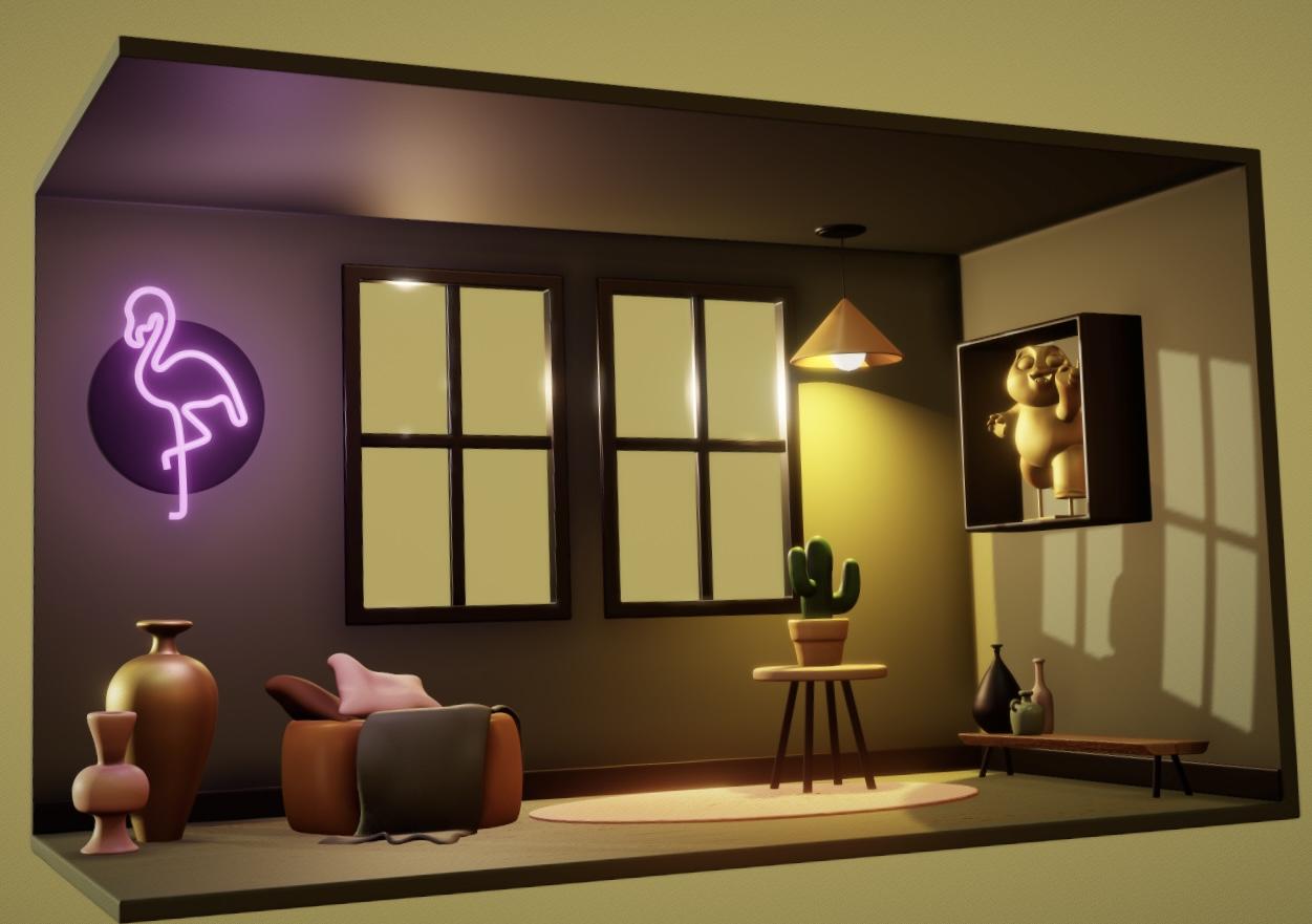 3D room - image 1 - student project