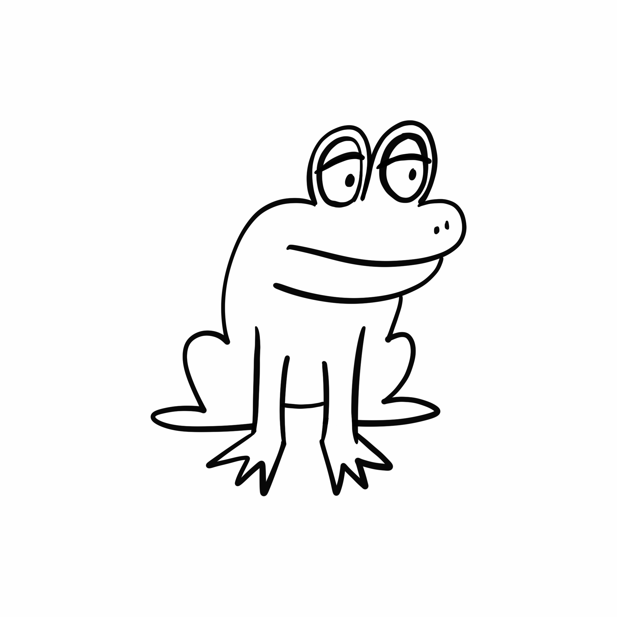 Smearing frog and wiggling monster - image 2 - student project