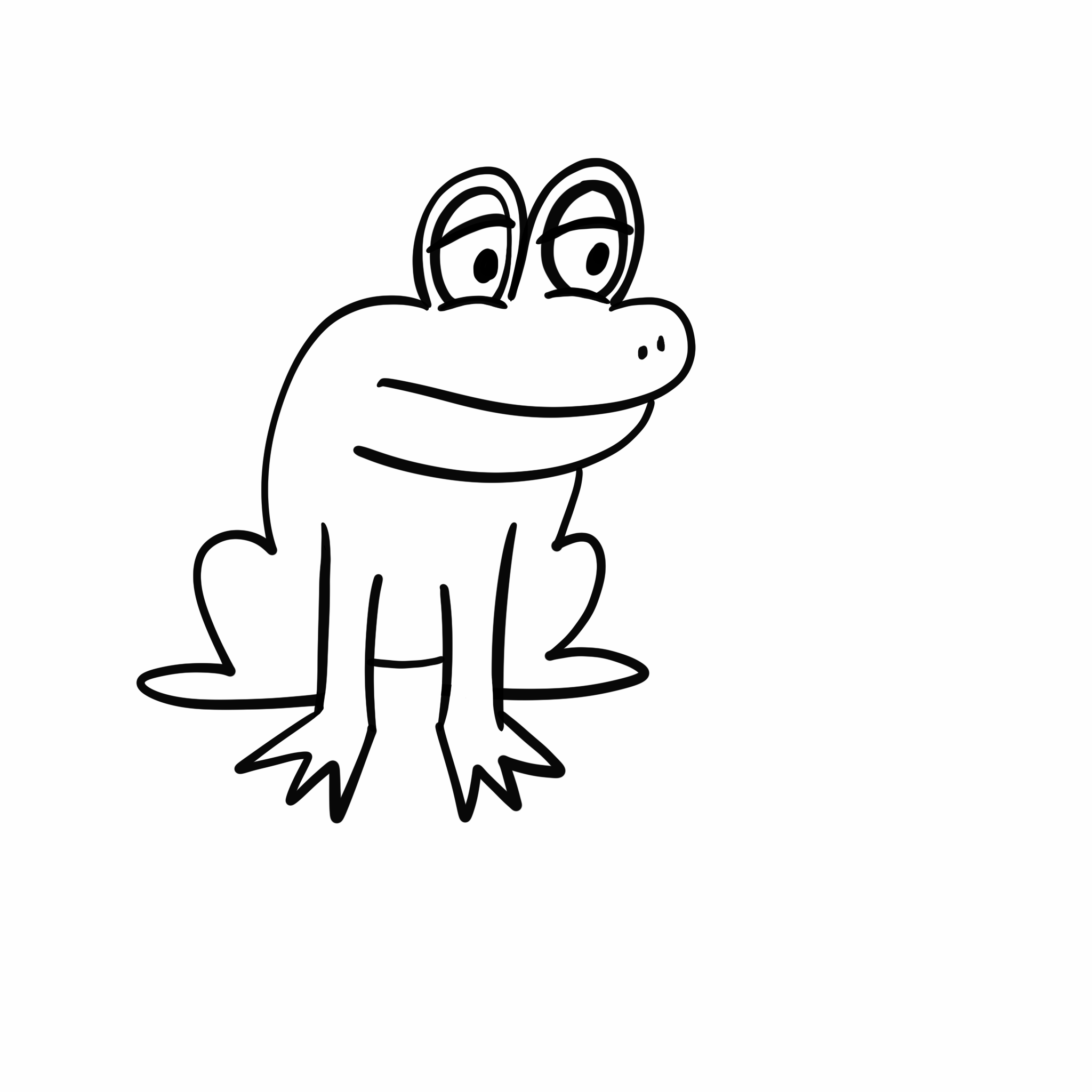 Smearing frog and wiggling monster - image 1 - student project