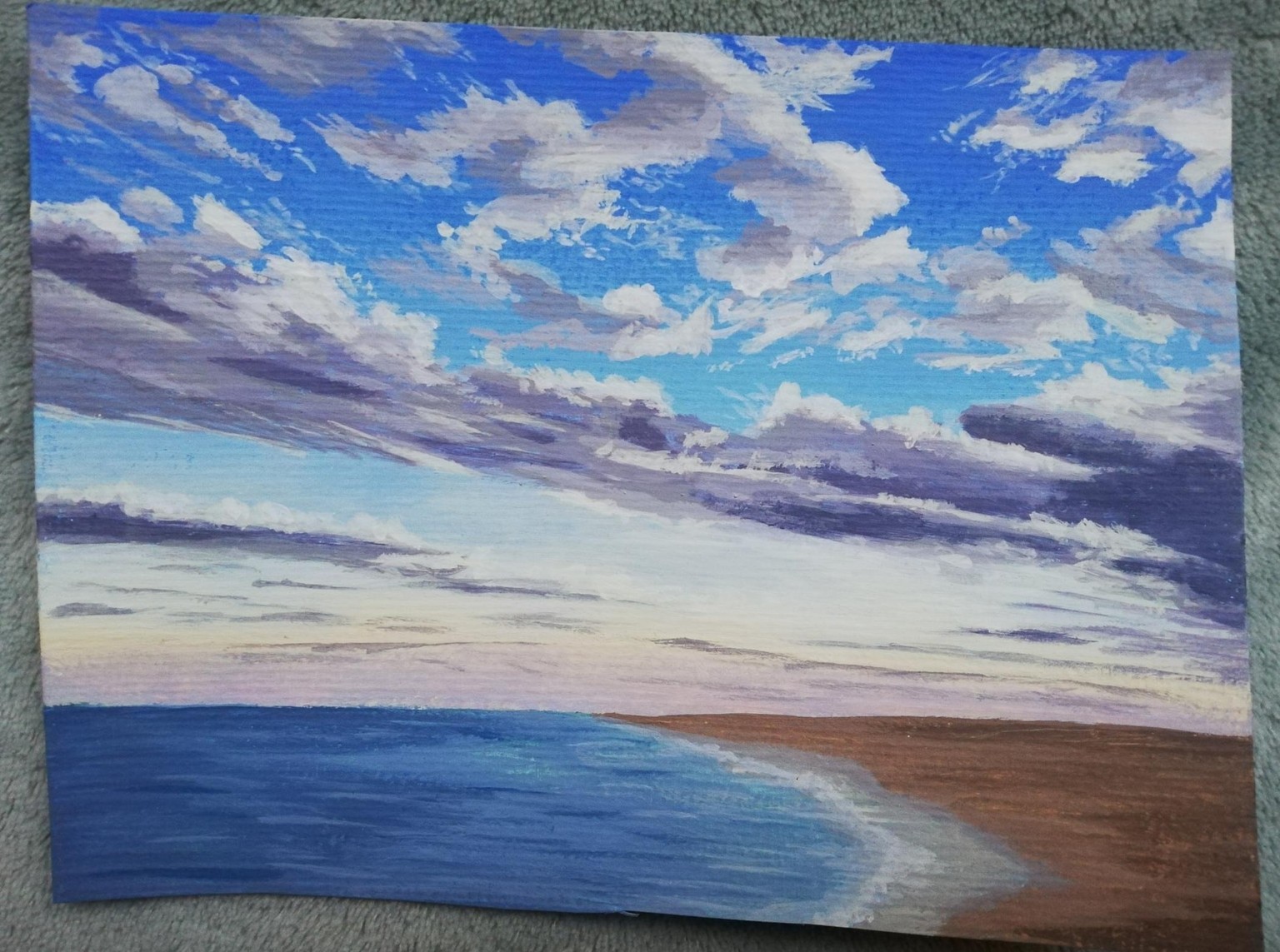 Sunset clouds - image 1 - student project