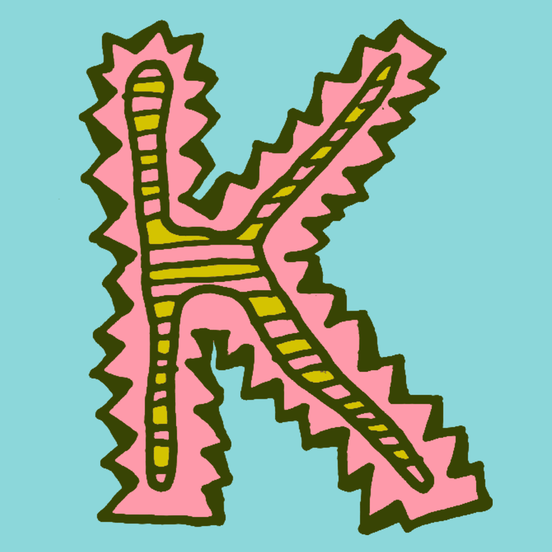 Krazy K gif - image 1 - student project