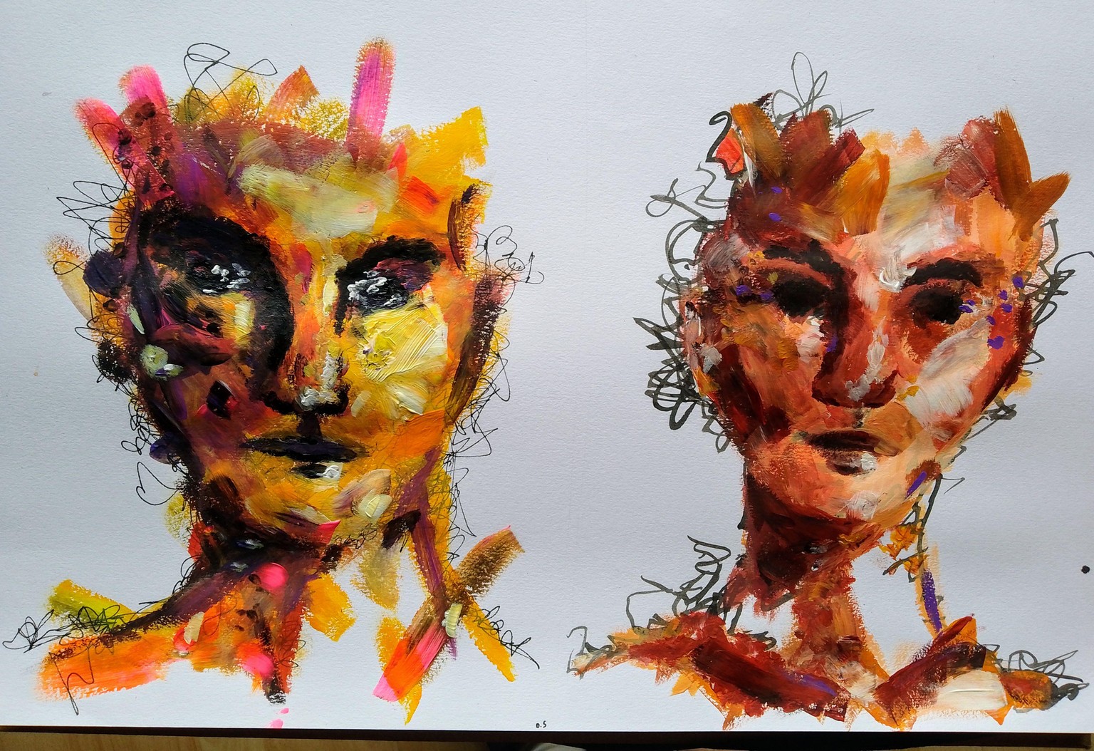 Abstract portraits - image 1 - student project