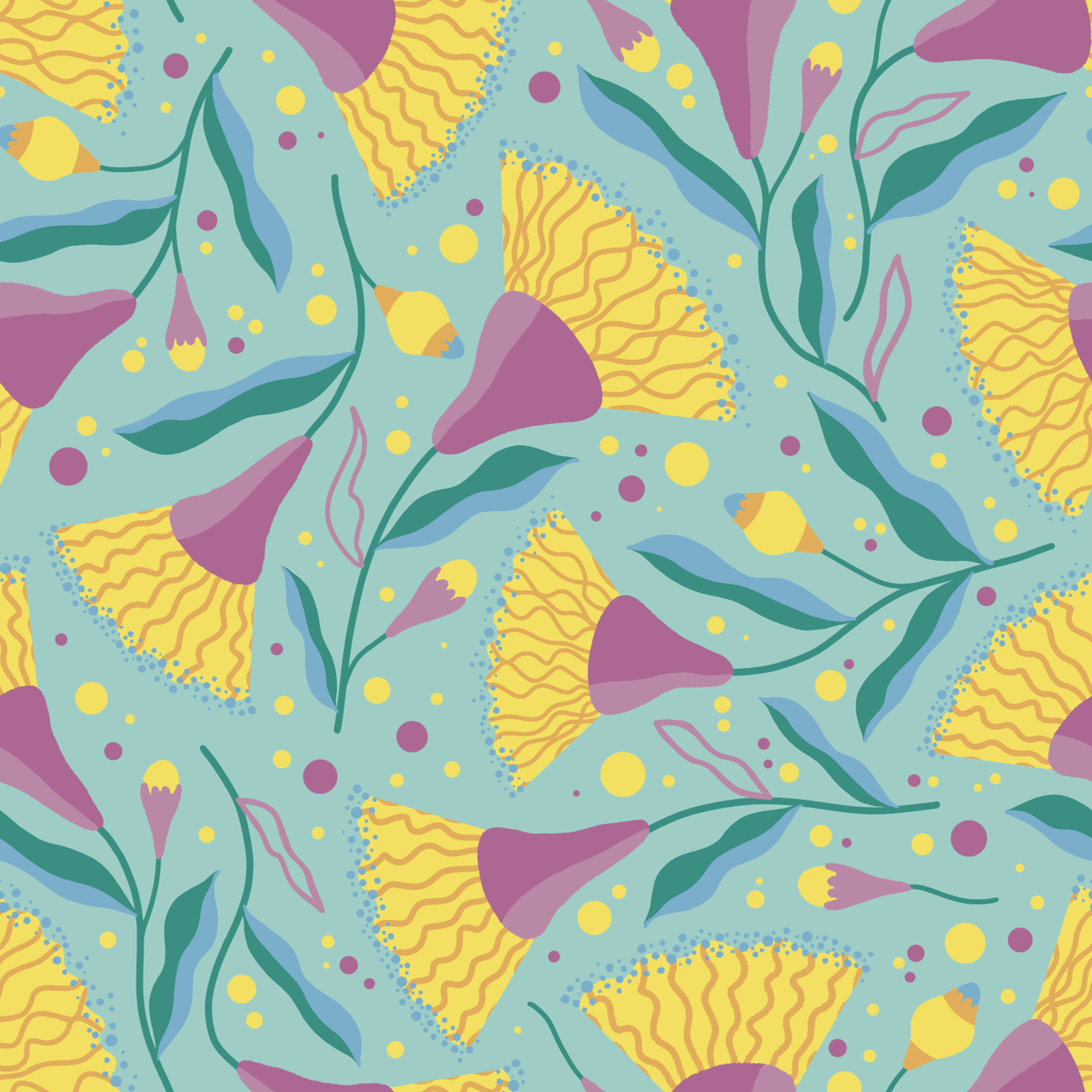pattern play | floral pattern - image 4 - student project
