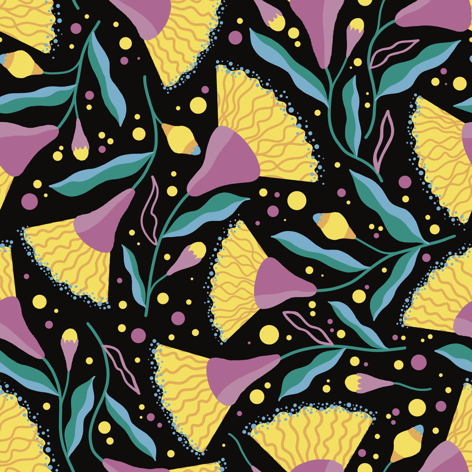 pattern play | floral pattern - image 2 - student project