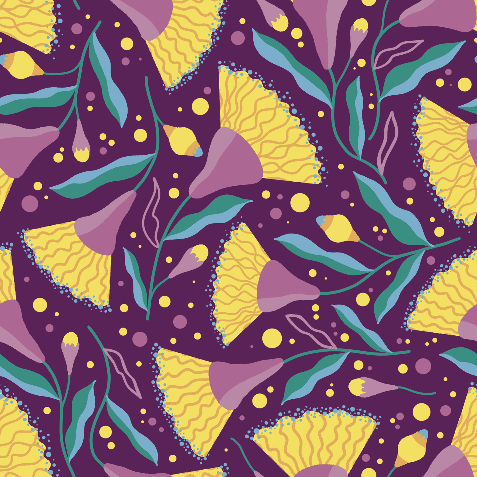 pattern play | floral pattern - image 5 - student project