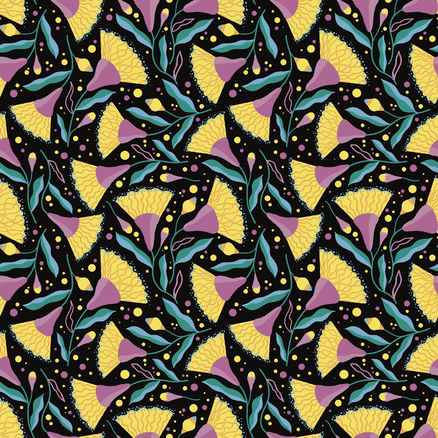 pattern play | floral pattern - image 3 - student project