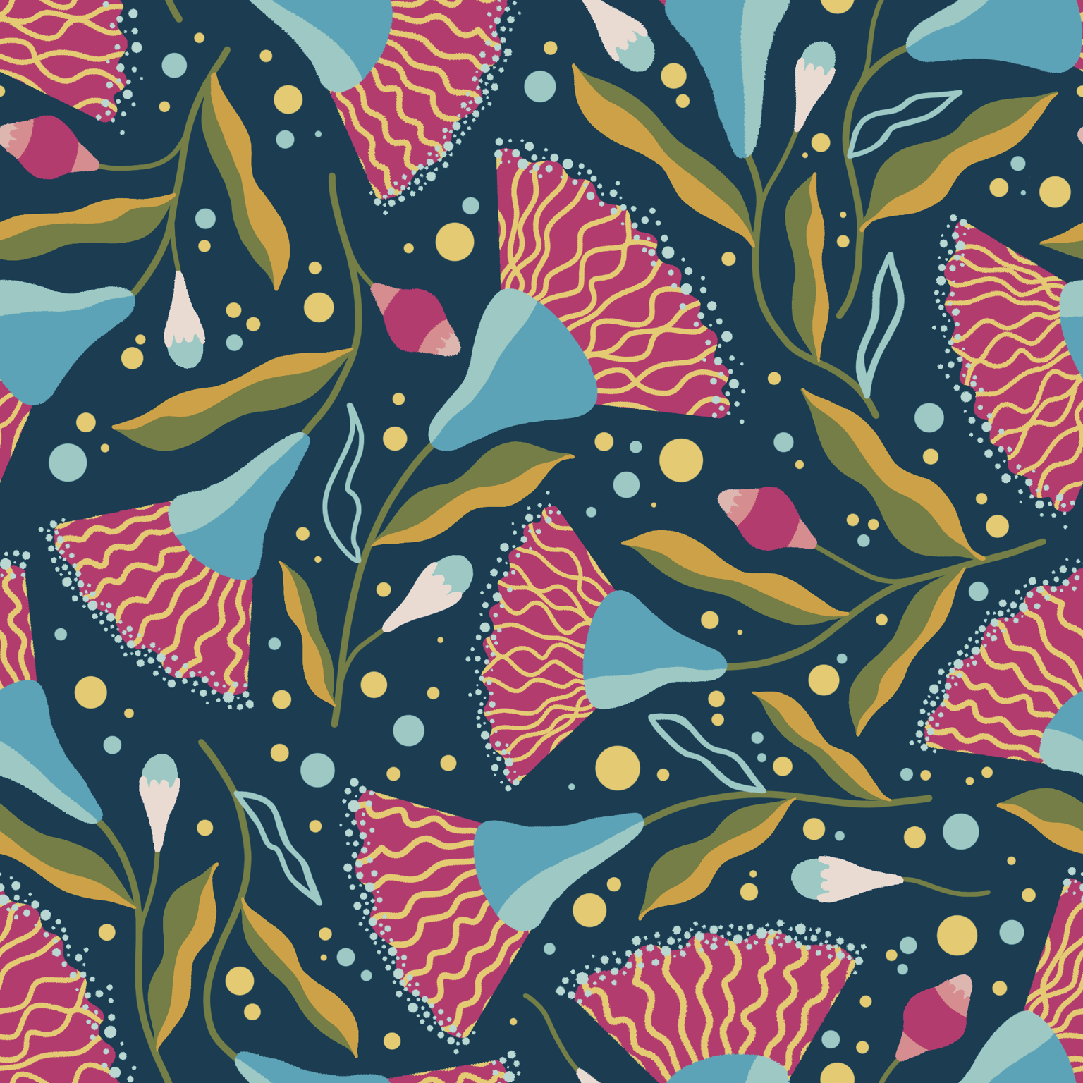 pattern play | floral pattern - image 6 - student project