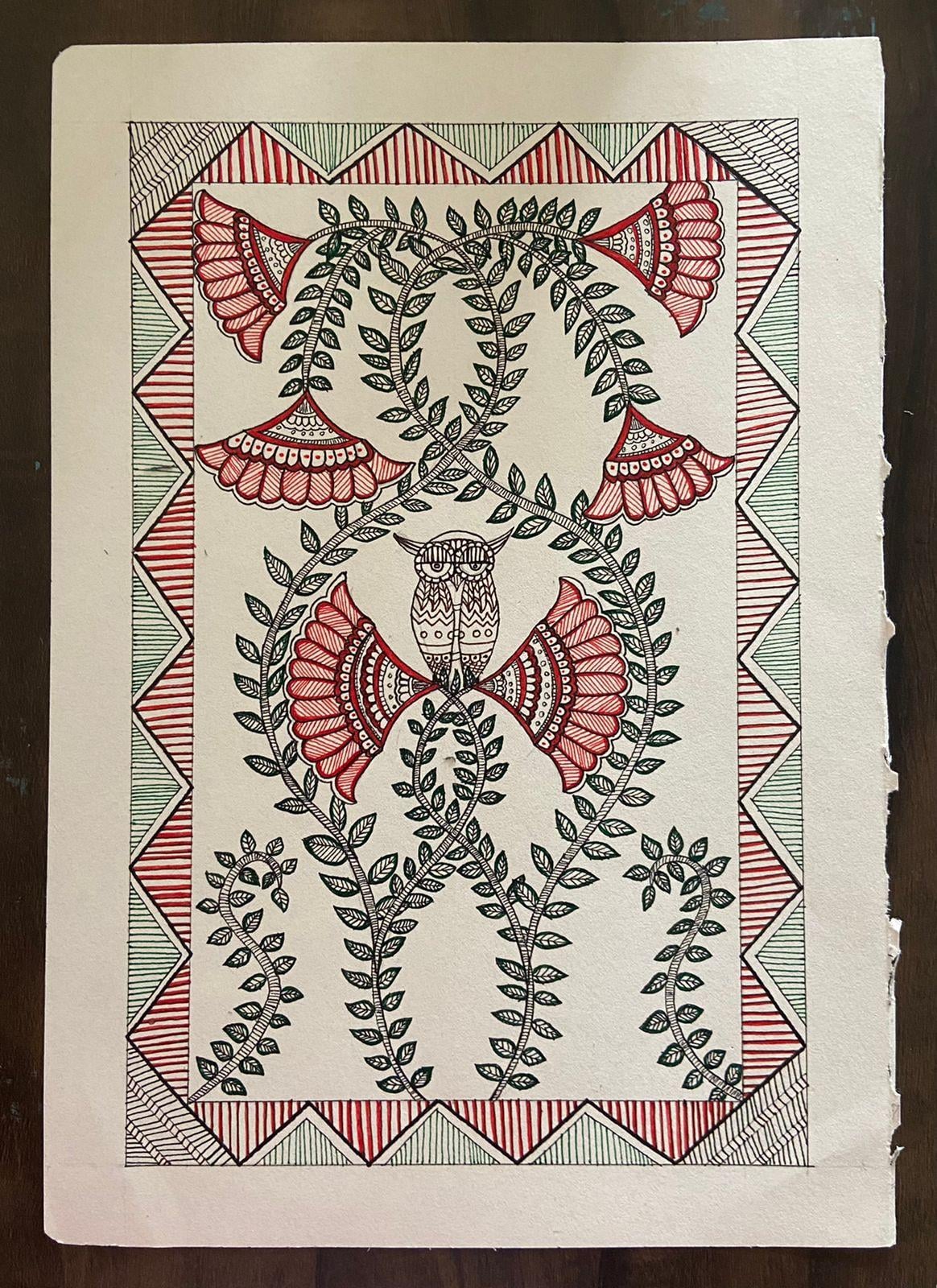 Katchni Madhubani art - image 1 - student project