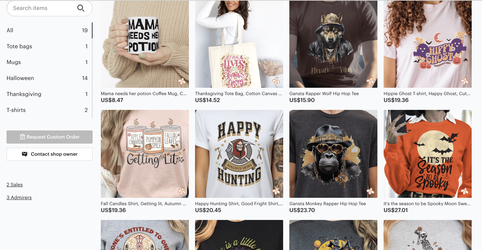 The Charming Beast shop - image 2 - student project