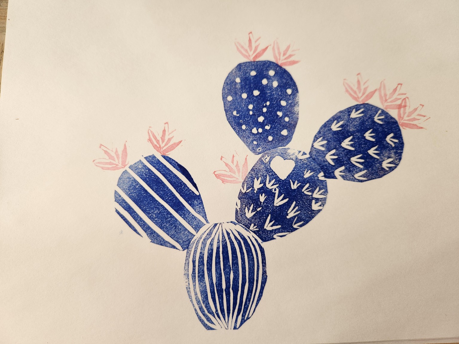 Cactus with Flower - image 2 - student project
