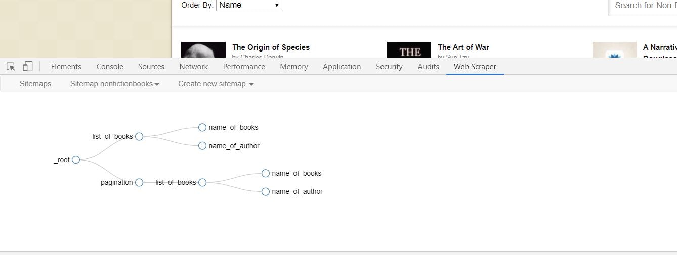 Web Scraping- Using web Scraper - image 2 - student project