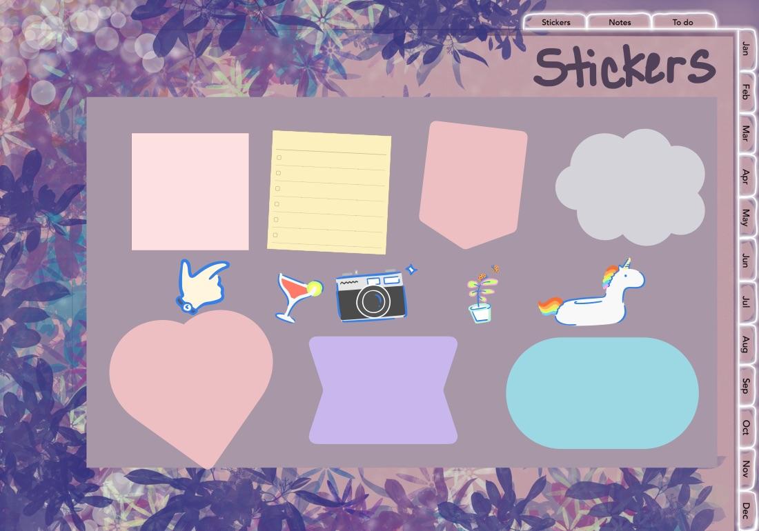 hyperlink digital planner - image 1 - student project