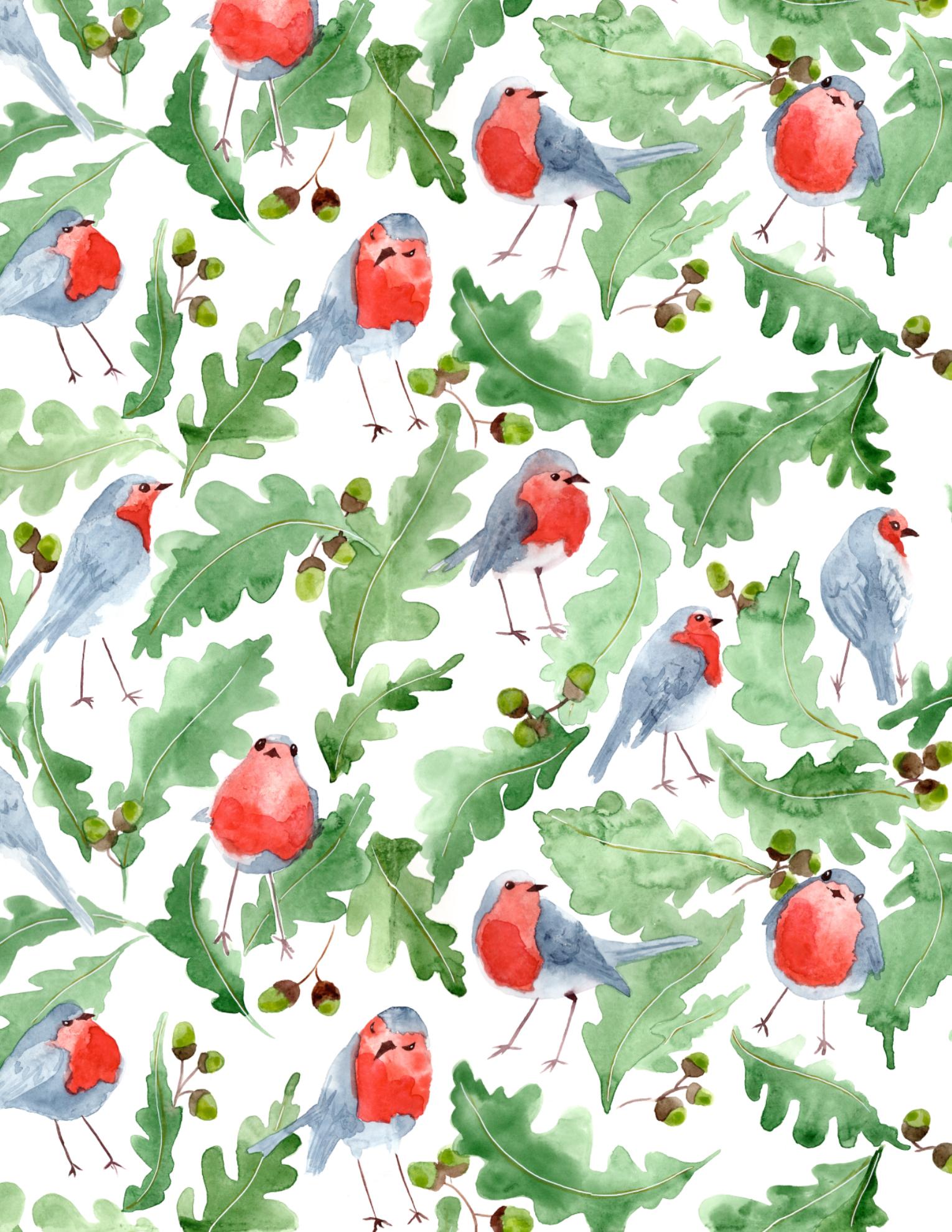 watercolour wrapping paper - image 3 - student project
