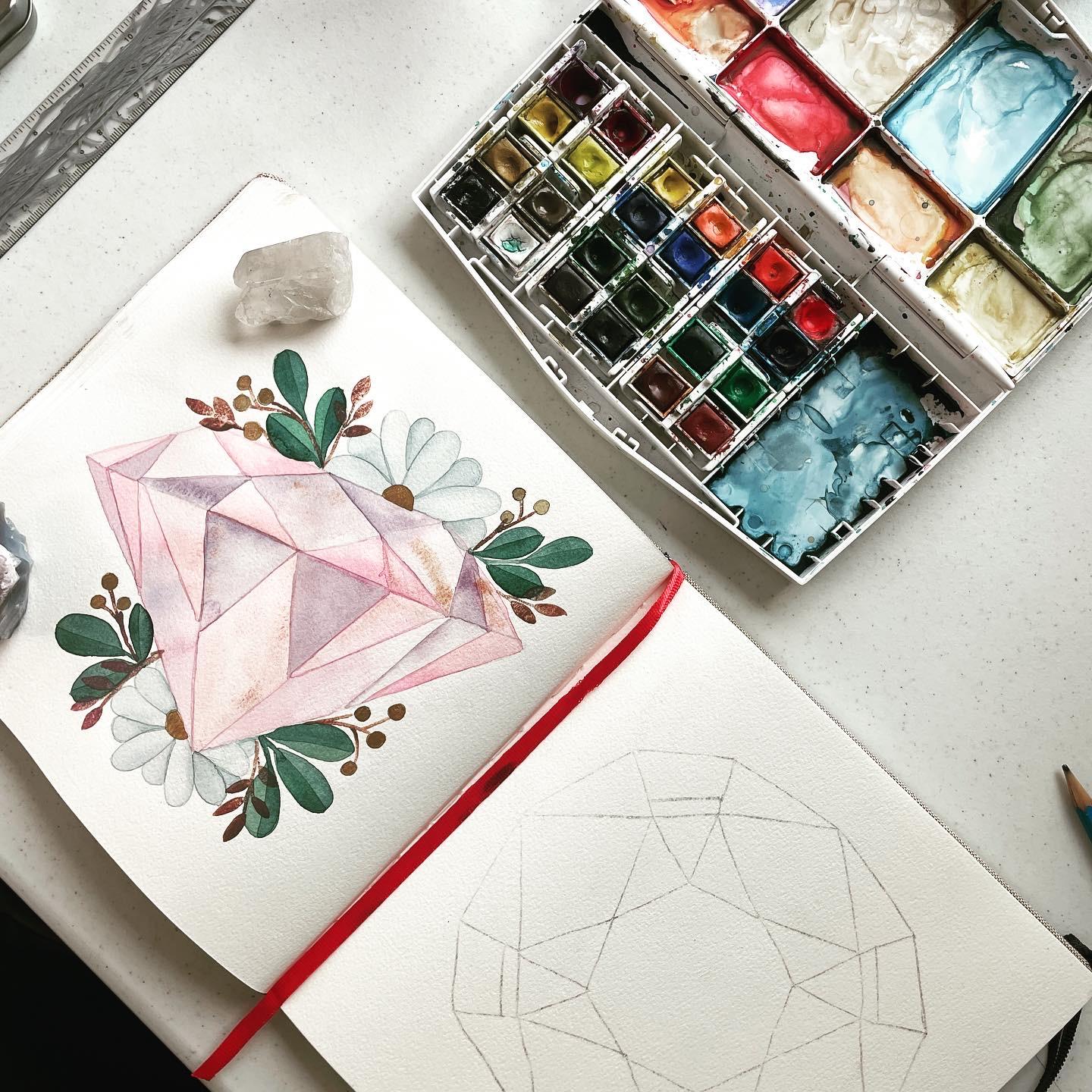 Cristales & flores - image 1 - student project