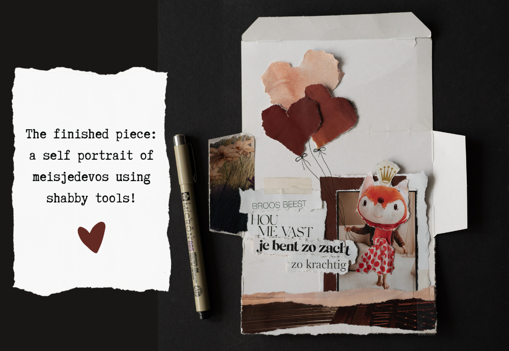 Tear, tape, triumph: making a collage using 'shabby tools' - image 3 - student project