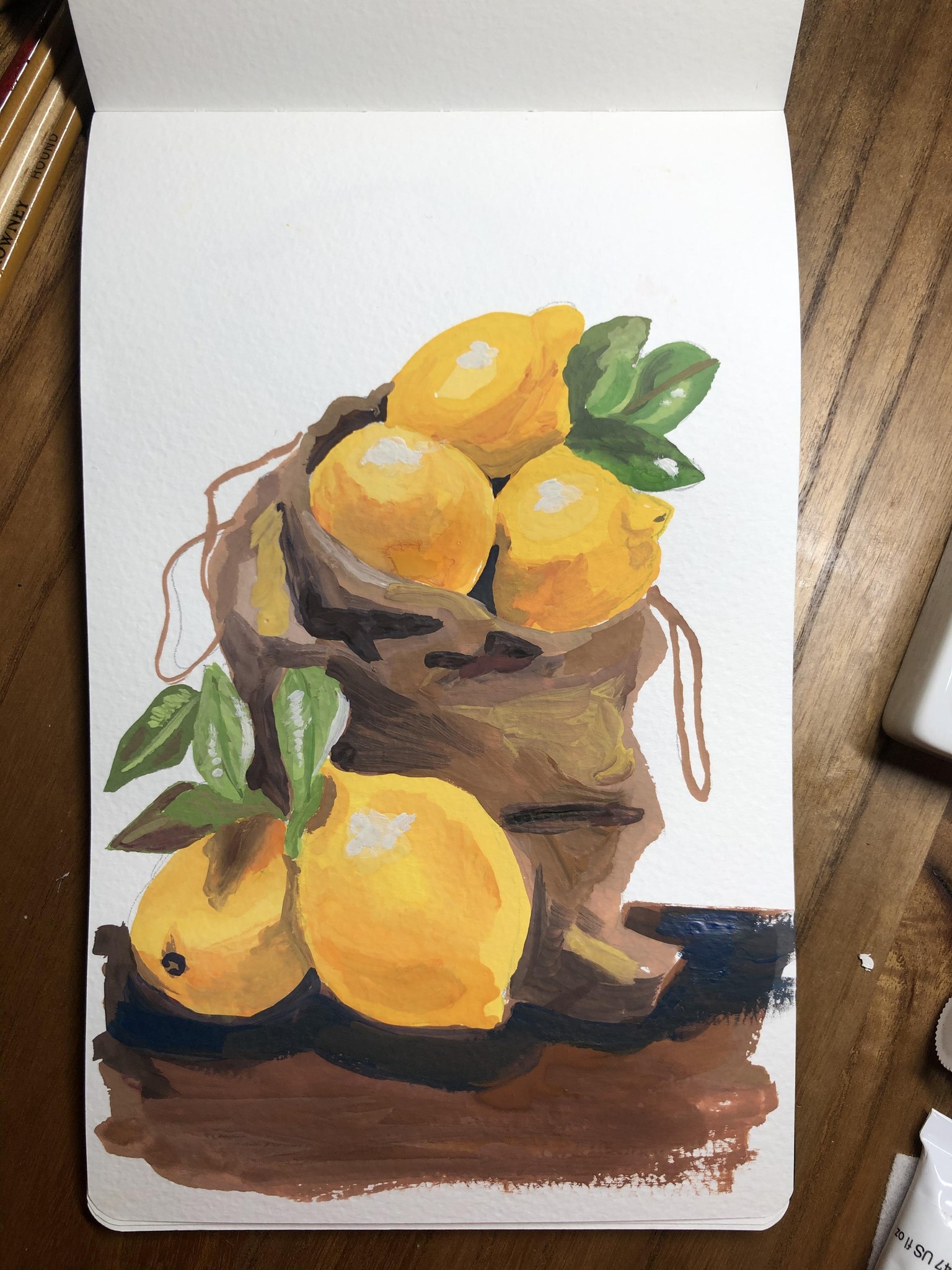 Gouache still life - image 3 - student project