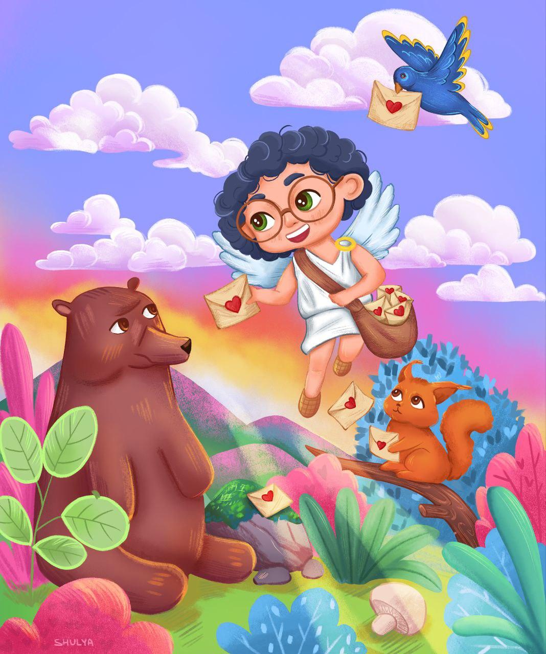 Illustrations postcards - image 2 - student project