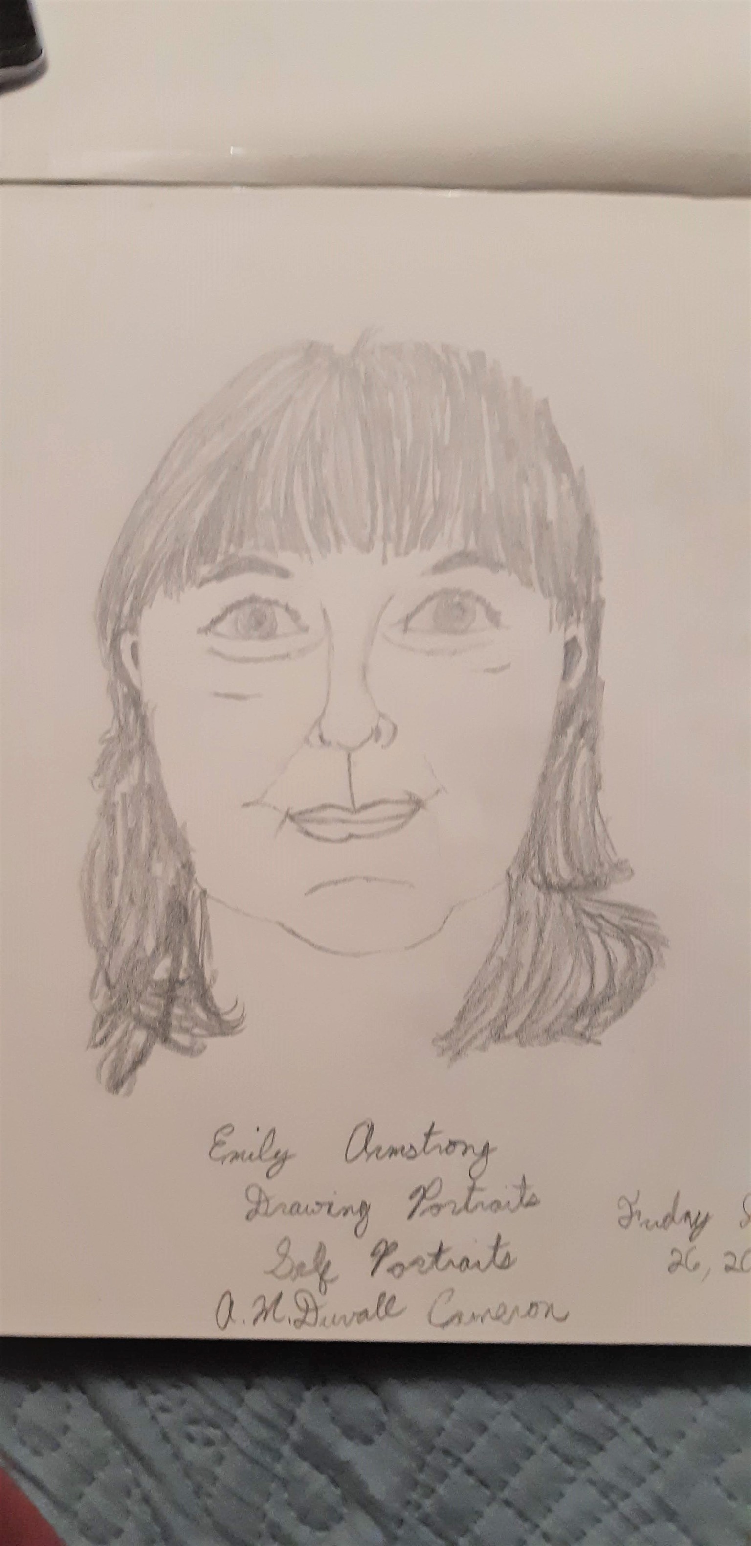 Portrait Drawing Rough - image 1 - student project