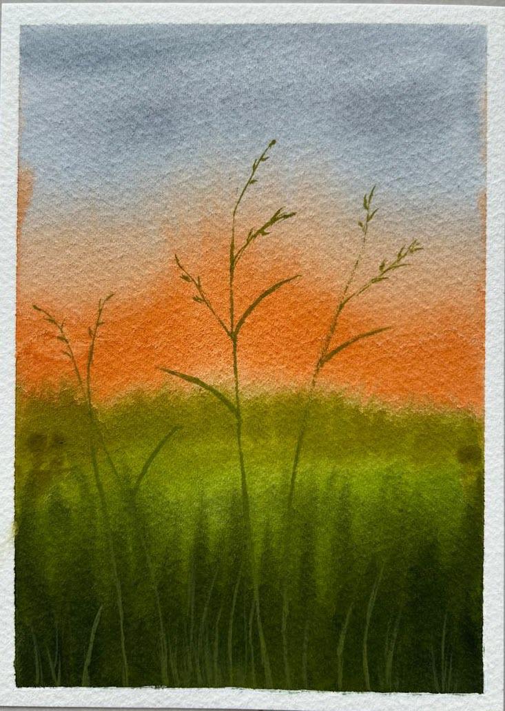 Completed Atmospheric Landscapes in Watercolor - image 1 - student project