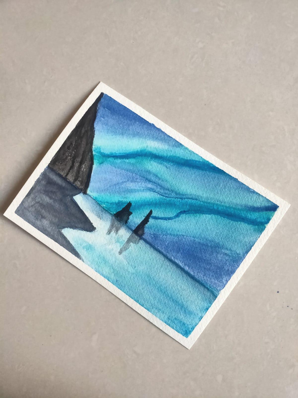 Watercolor Aurora Radiance - image 14 - student project