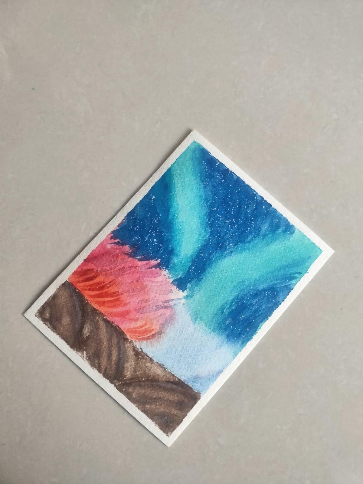 Watercolor Aurora Radiance - image 4 - student project