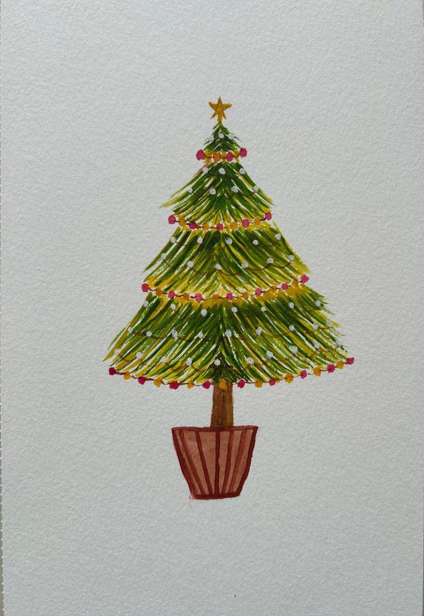 Winter Watercolor Workshop - image 10 - student project