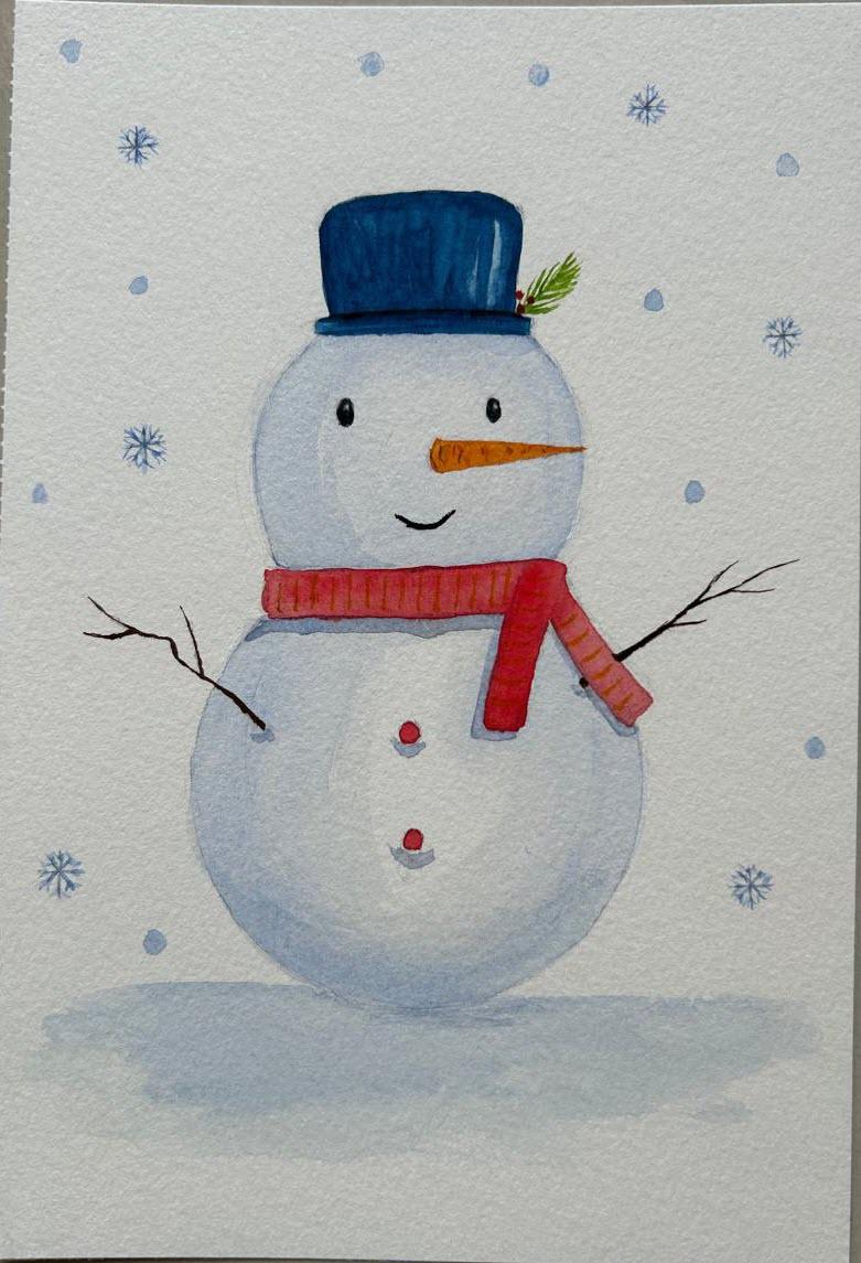 Winter Watercolor Workshop - image 7 - student project