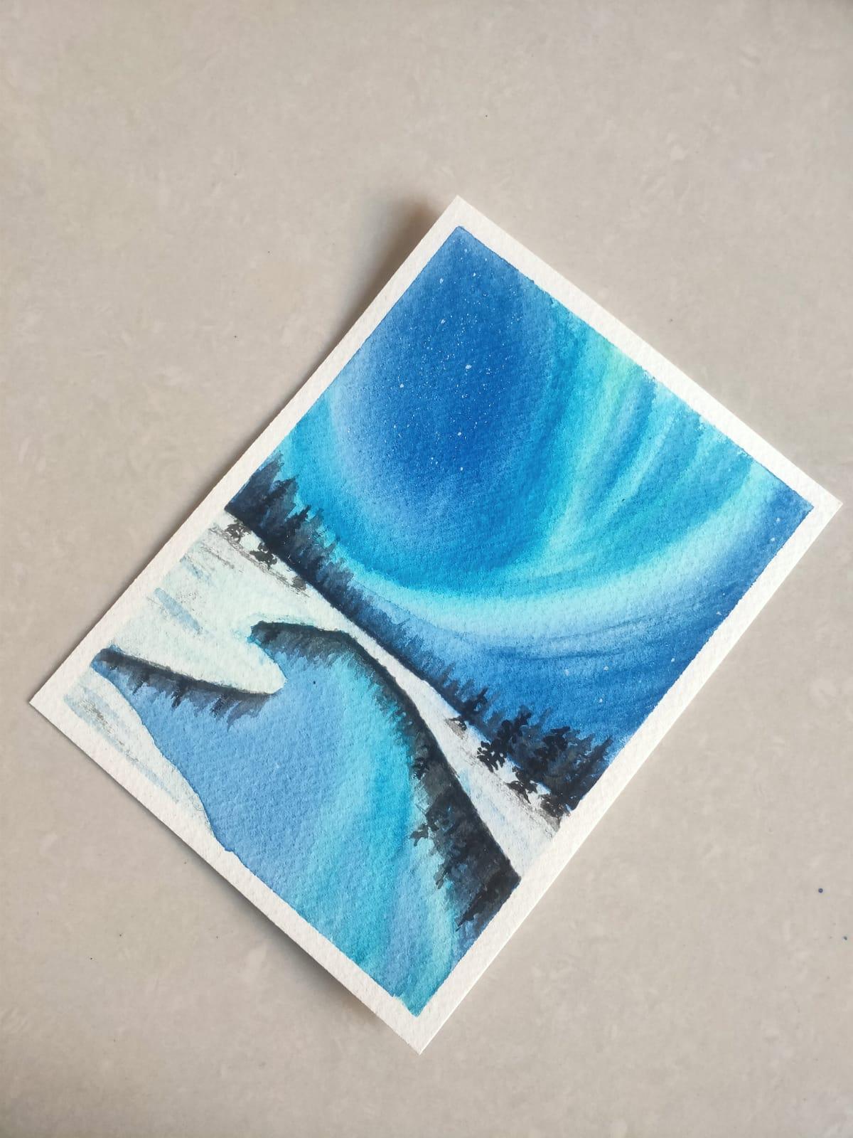 Watercolor Aurora Radiance - image 12 - student project