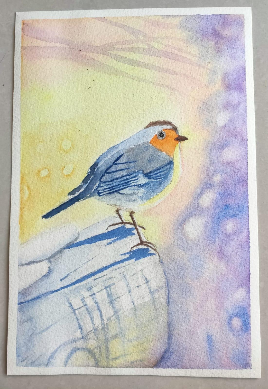 Three robins - image 3 - student project