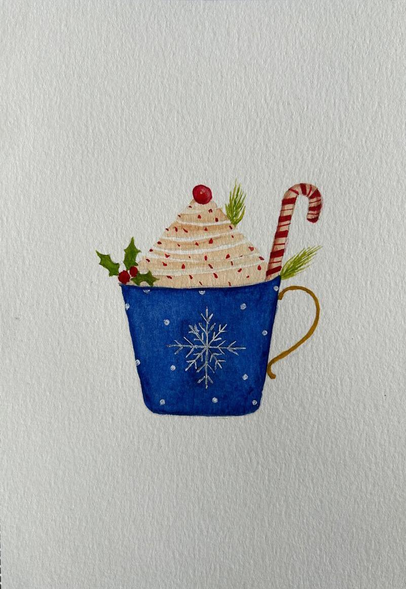 Winter Watercolor Workshop - image 6 - student project