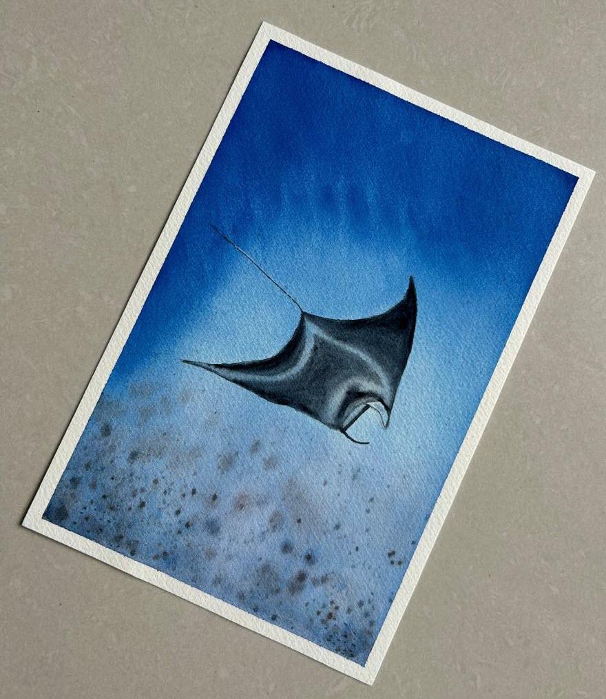 Underwater world with watercolors - completed - image 4 - student project