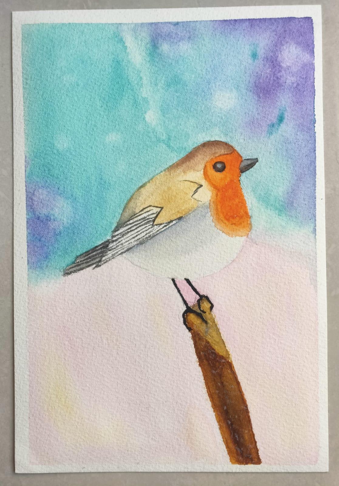 Three robins - image 1 - student project