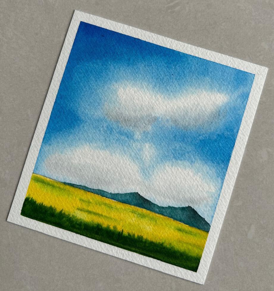 15-minute watercolor practice (completed) - image 11 - student project