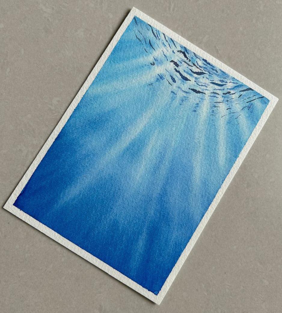 Underwater world with watercolors - completed - image 1 - student project