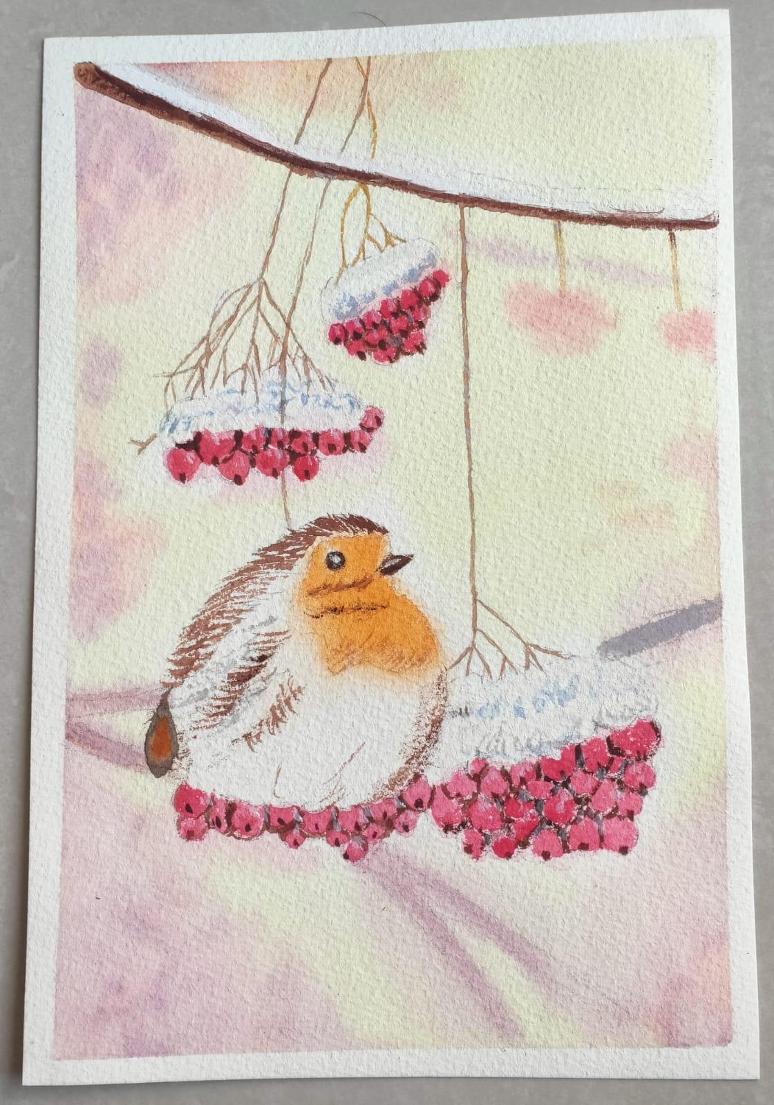 Three robins - image 2 - student project