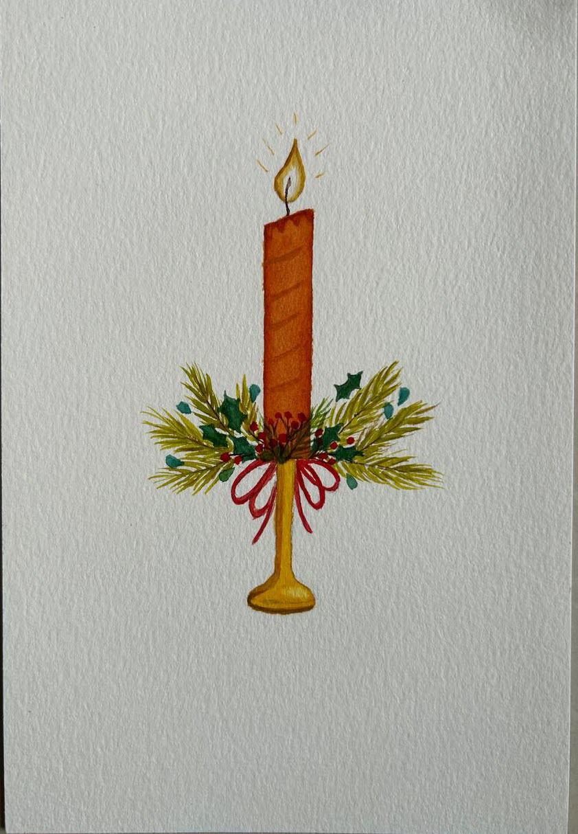 Winter Watercolor Workshop - image 5 - student project