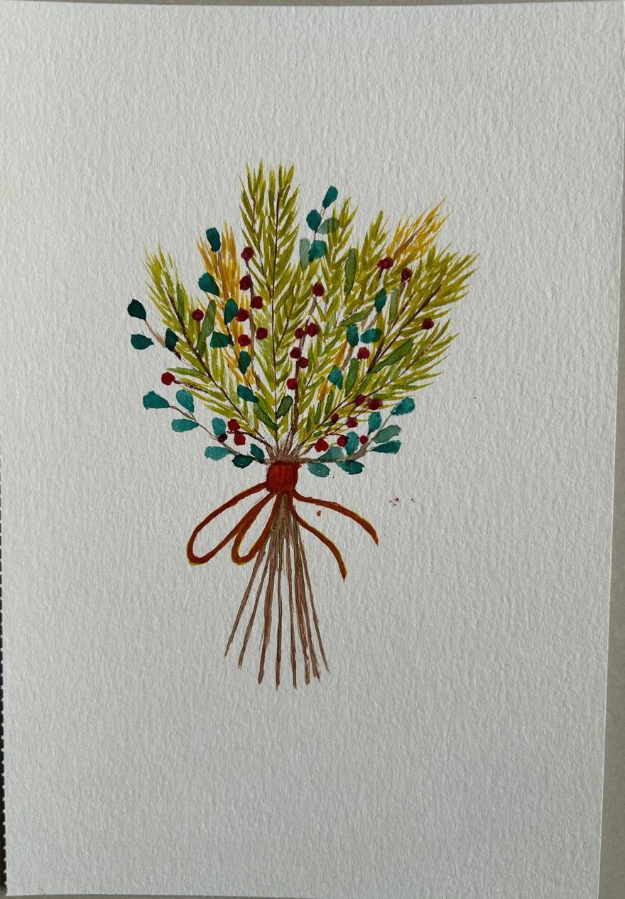 Winter Watercolor Workshop - image 4 - student project