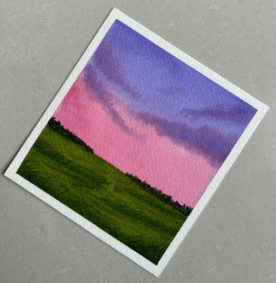 15-minute watercolor practice (completed) - image 8 - student project