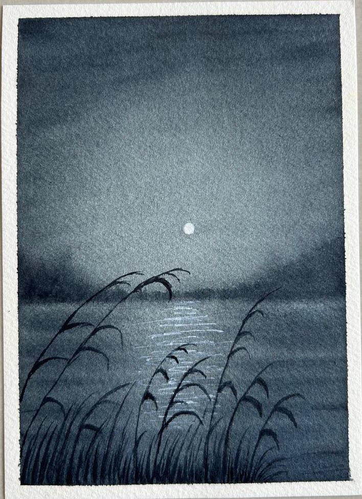Completed Atmospheric Landscapes in Watercolor - image 4 - student project