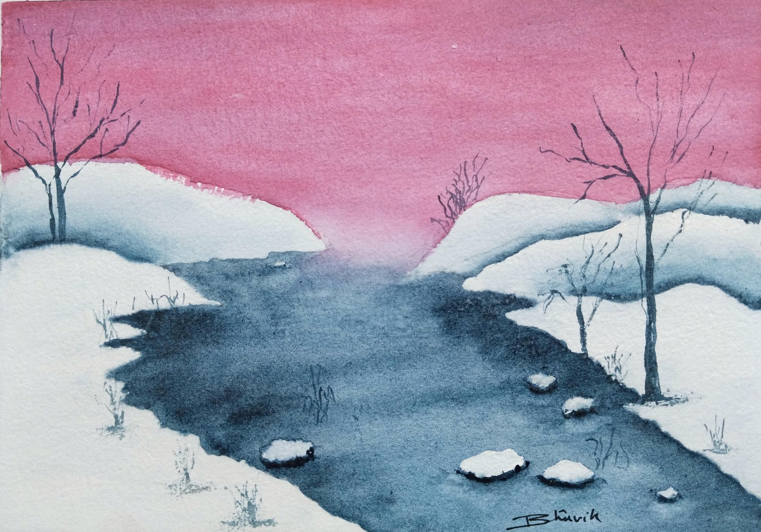Winter landscape - image 1 - student project
