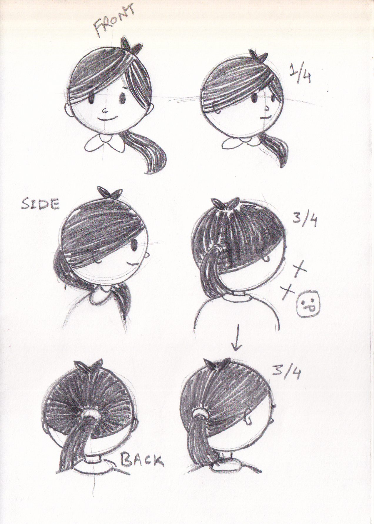 Character views and mini-comic - image 1 - student project