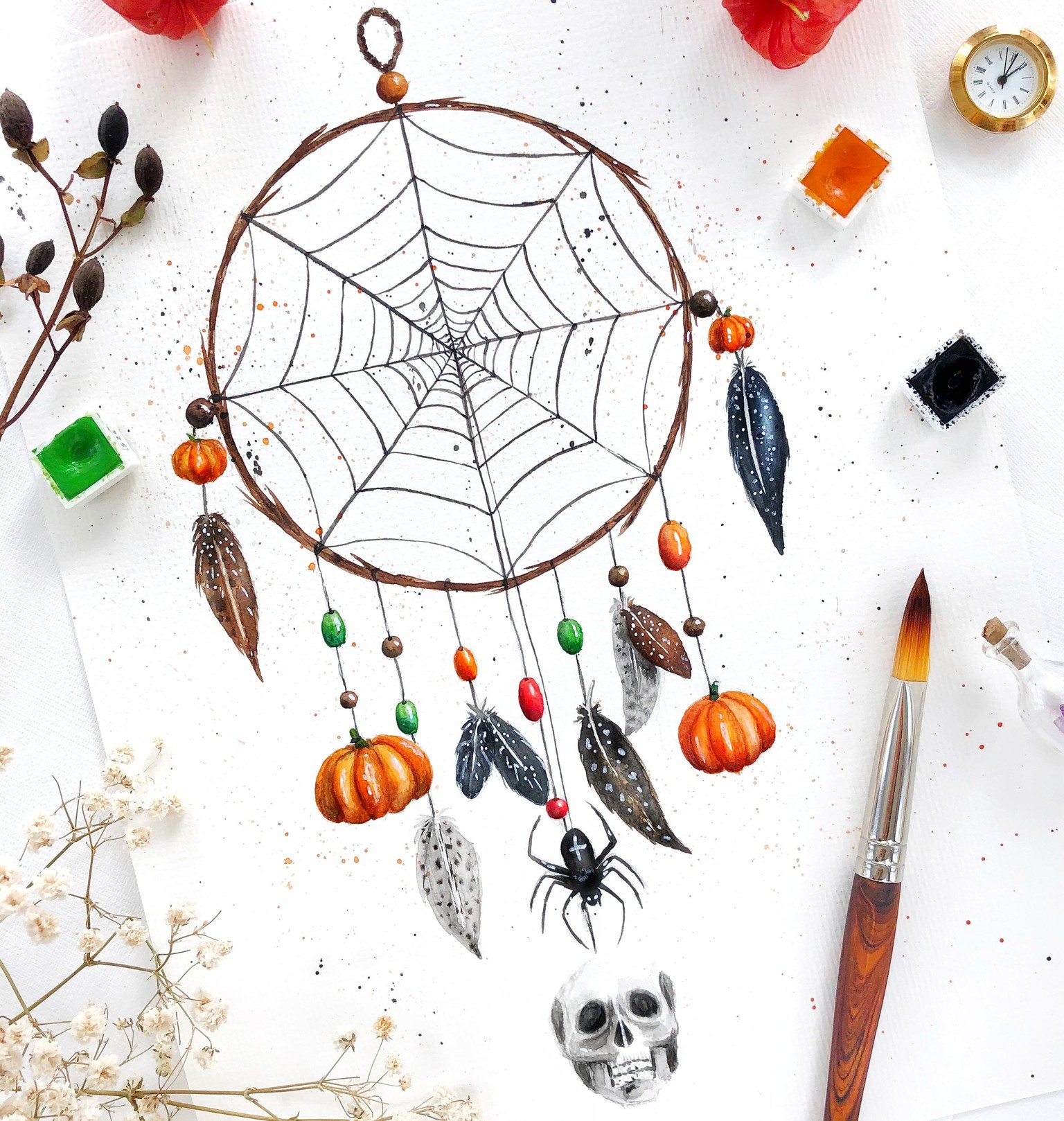 Halloween Dreamcatcher - image 1 - student project